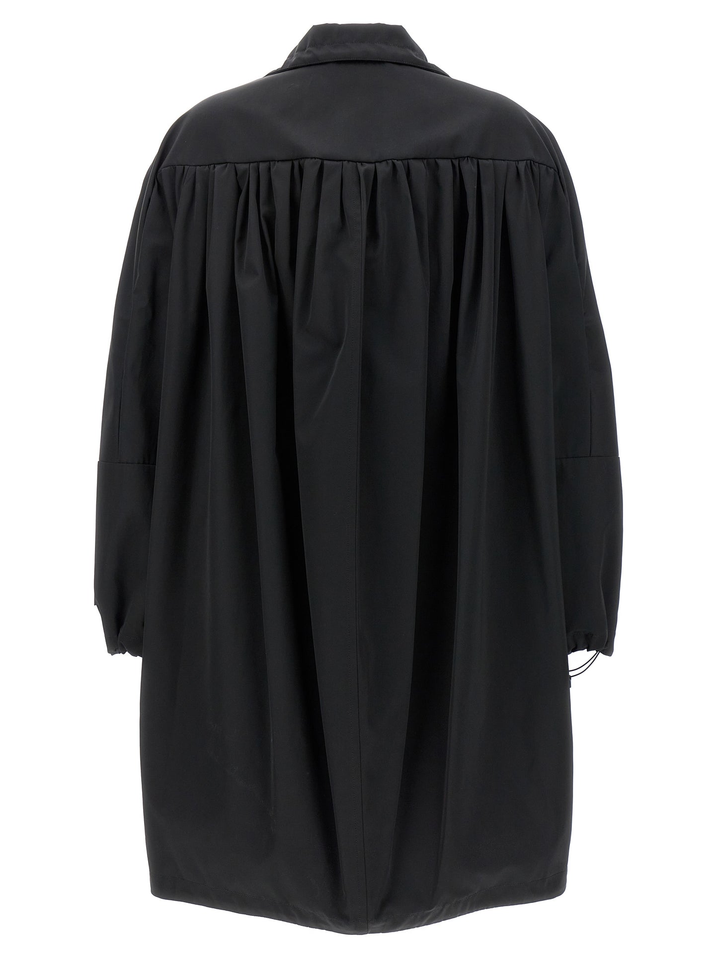 Black Polyester Parka