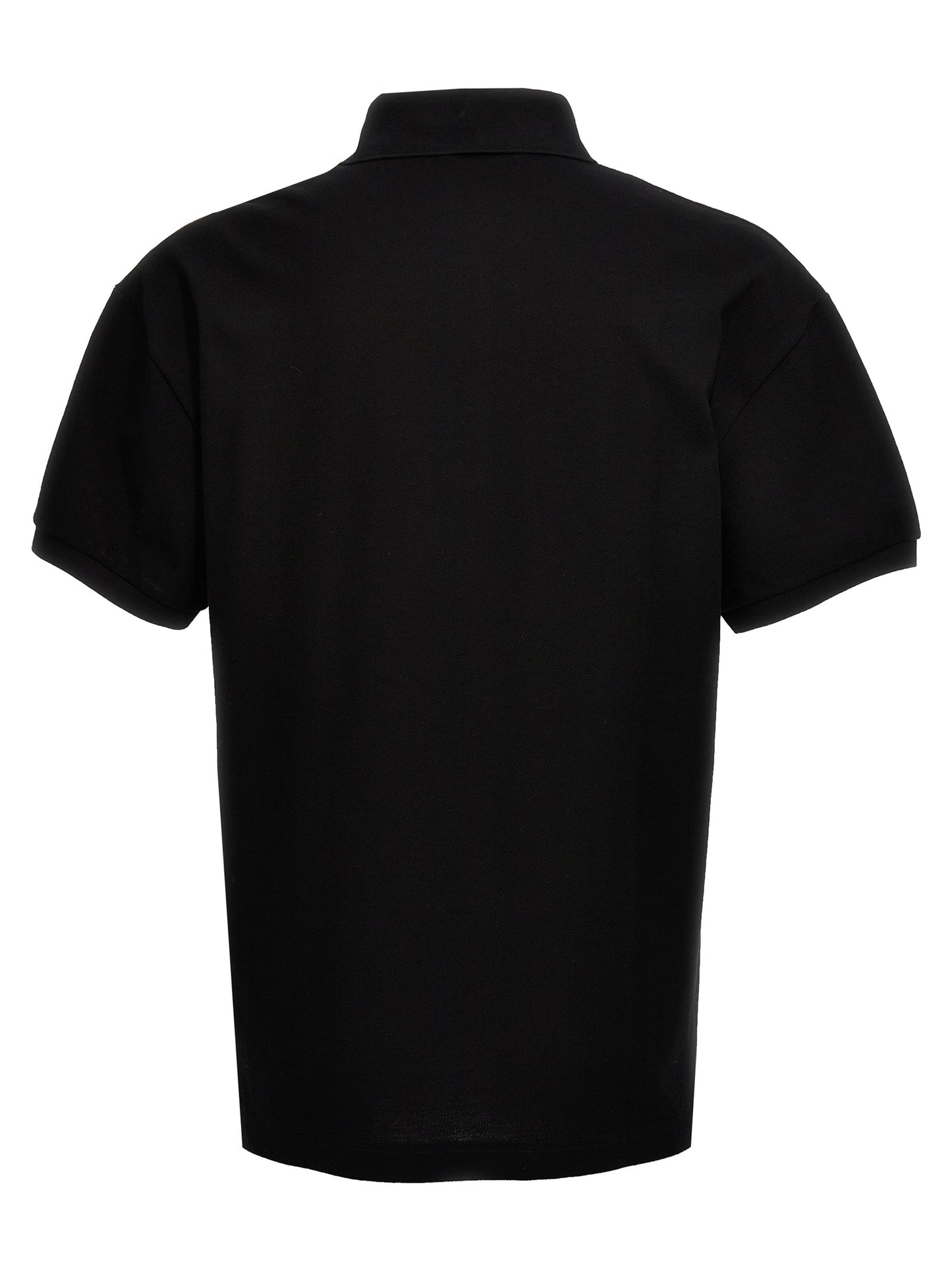 Black Polyester Polo Shirt