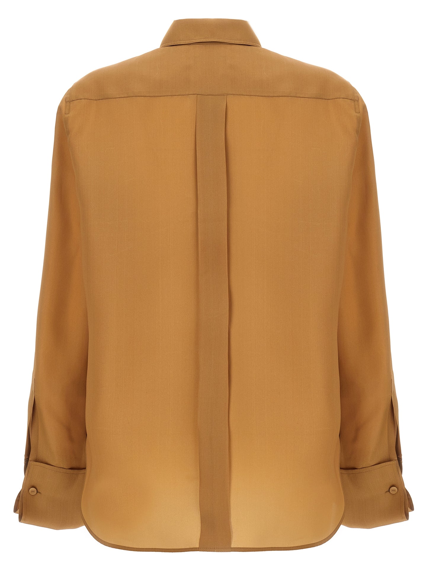 Beige Silk Blouse