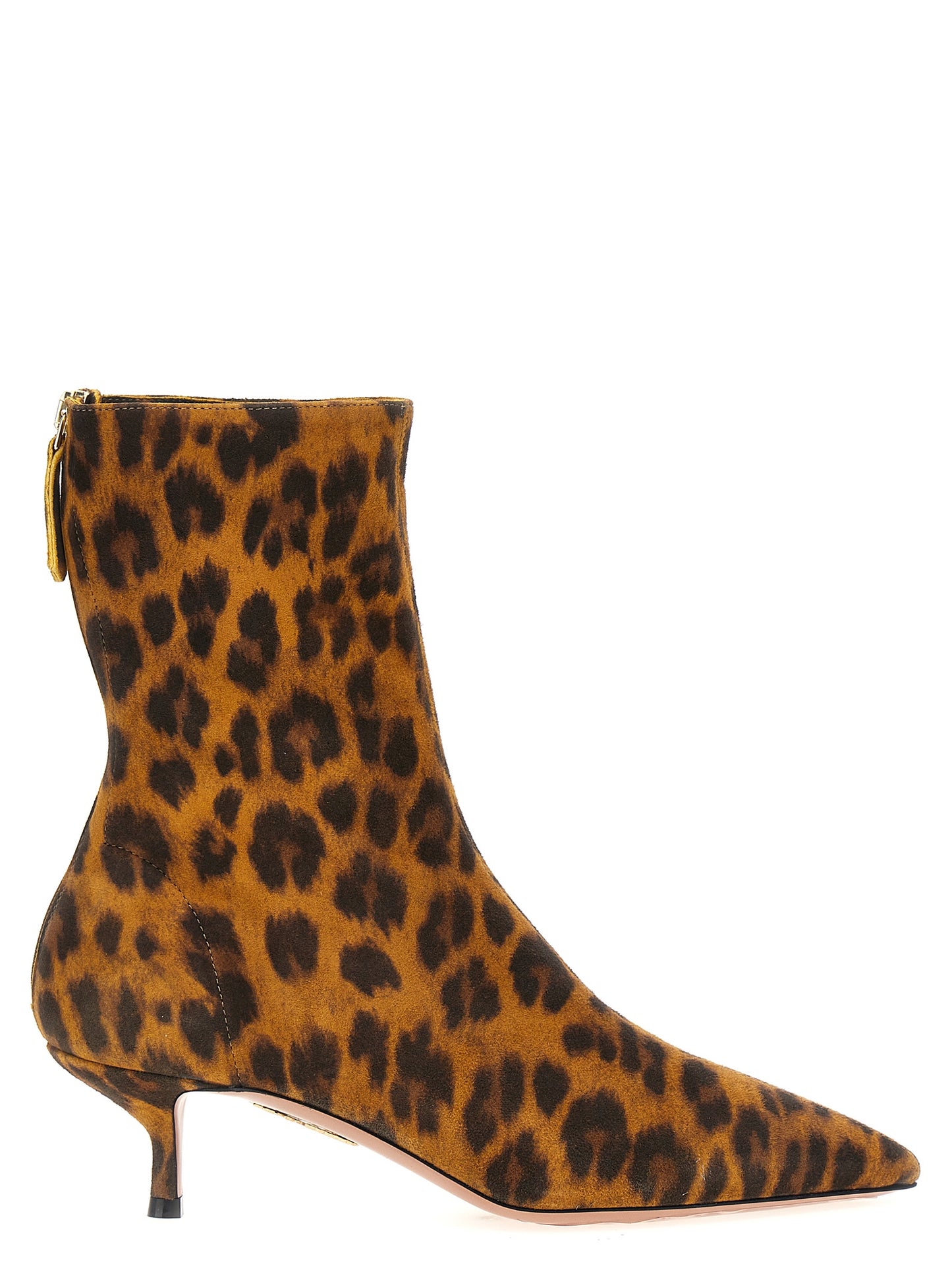 Multicolor Suede Leather Ankle Boots