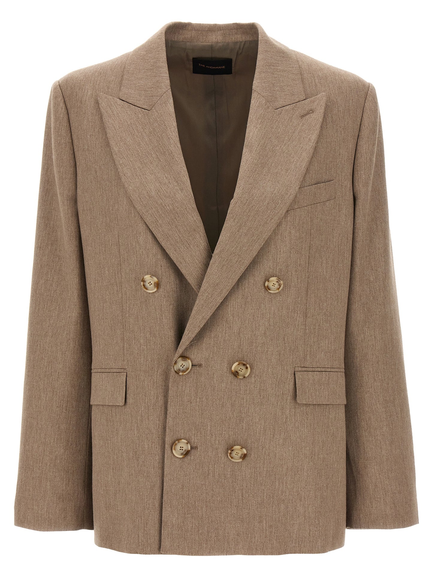 Beige Viscose Blazer