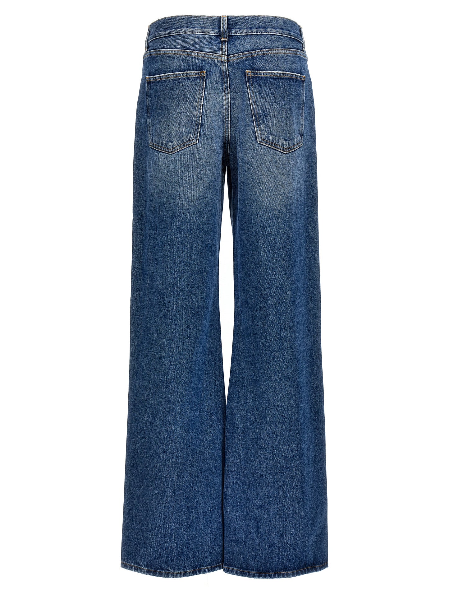 Blue Cotton Jeans Denim