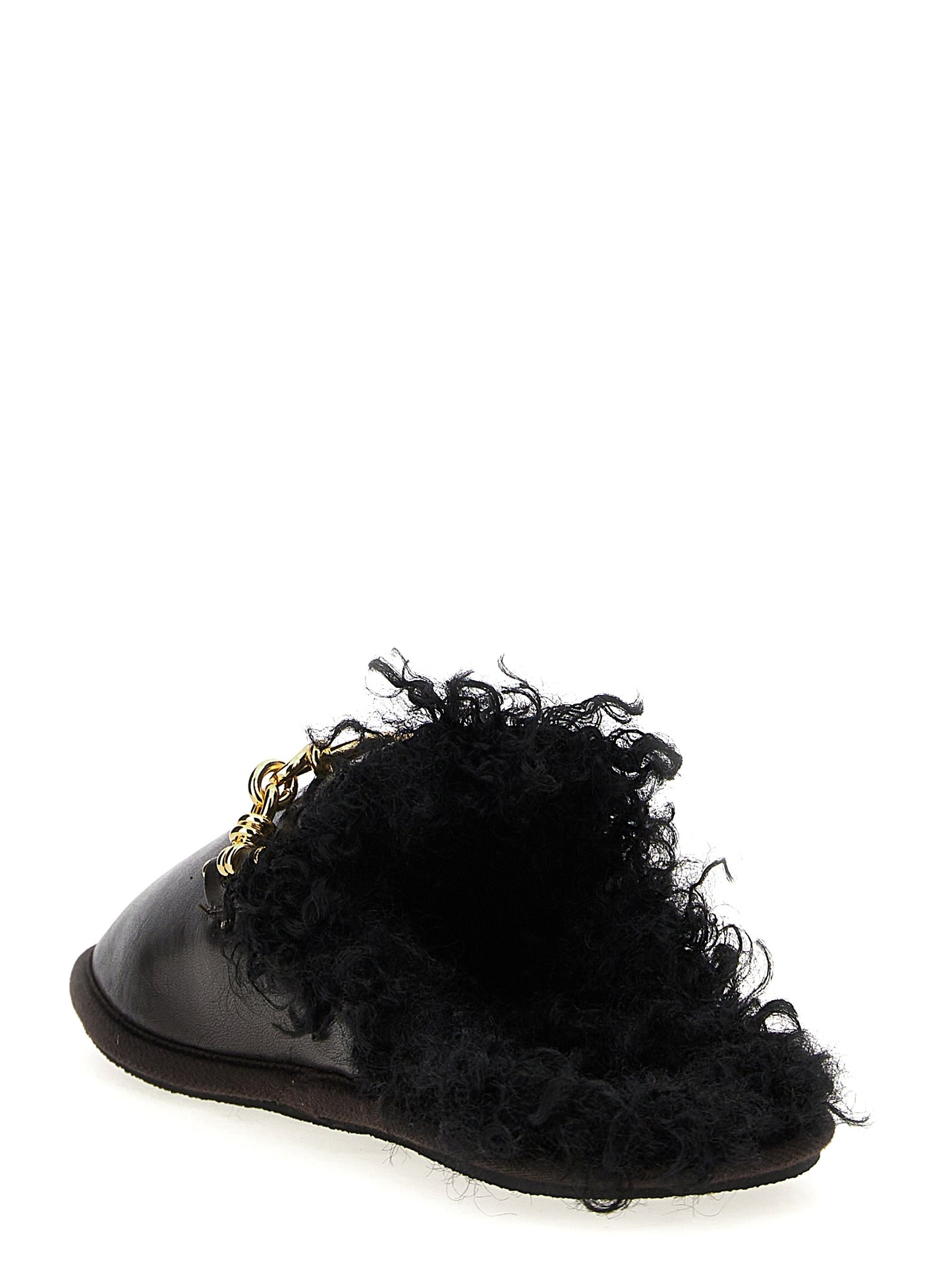 Brown Polyethylene Mules