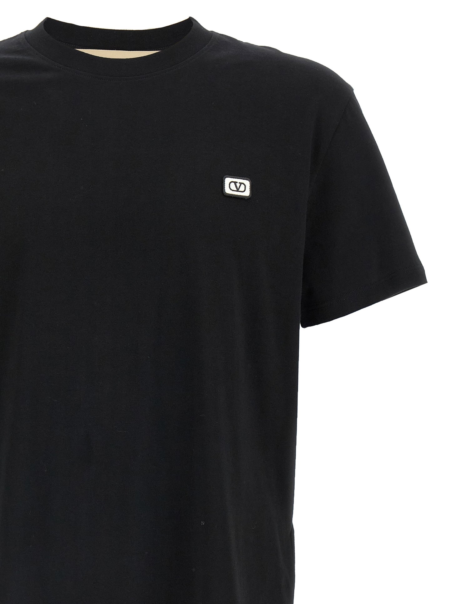 Black Cotton T-Shirt
