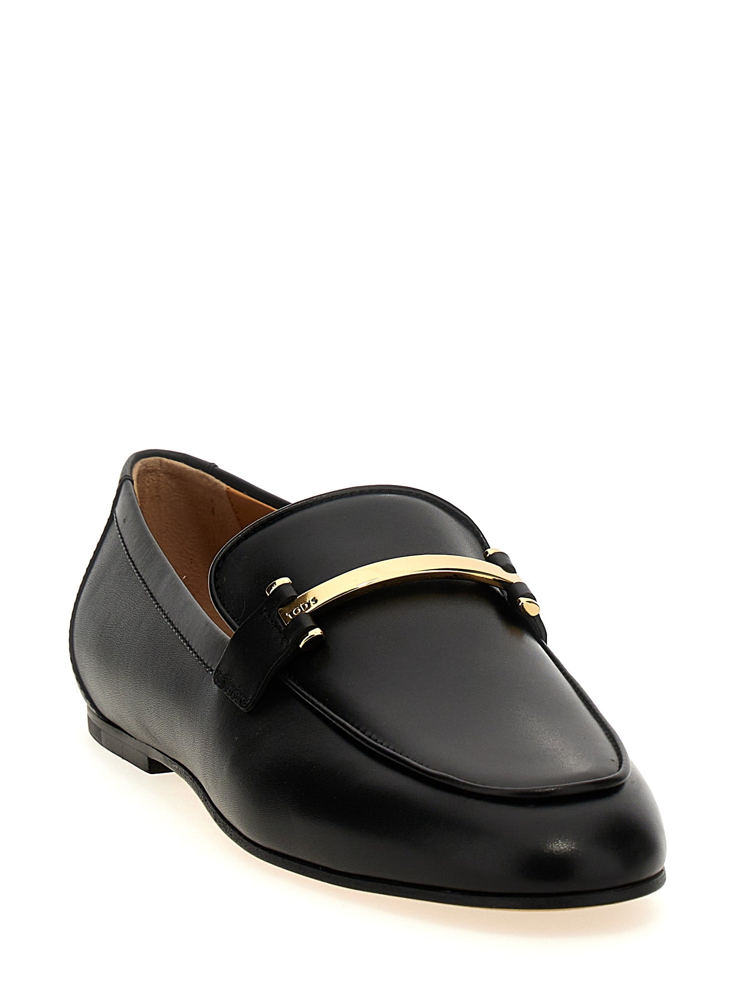 Black Calfskin Slip-On Loafers