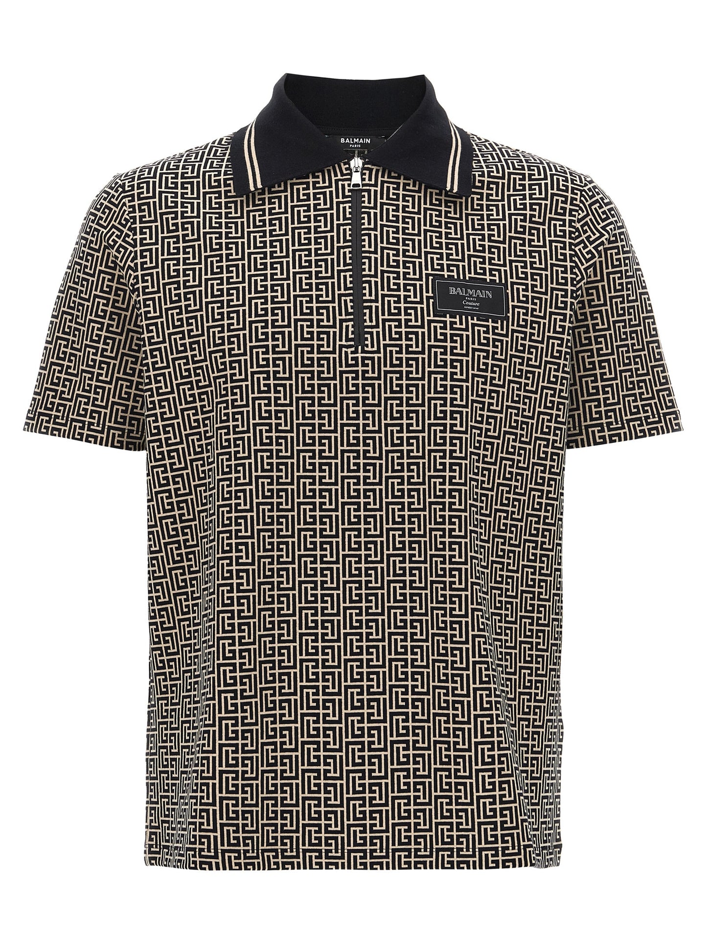 Bicolor Cotton Polo Shirt