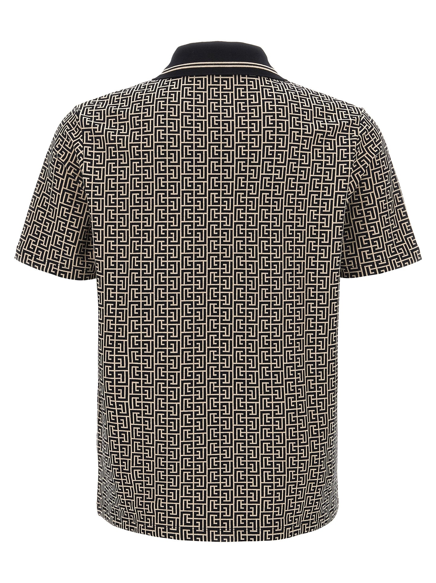 Bicolor Cotton Polo Shirt