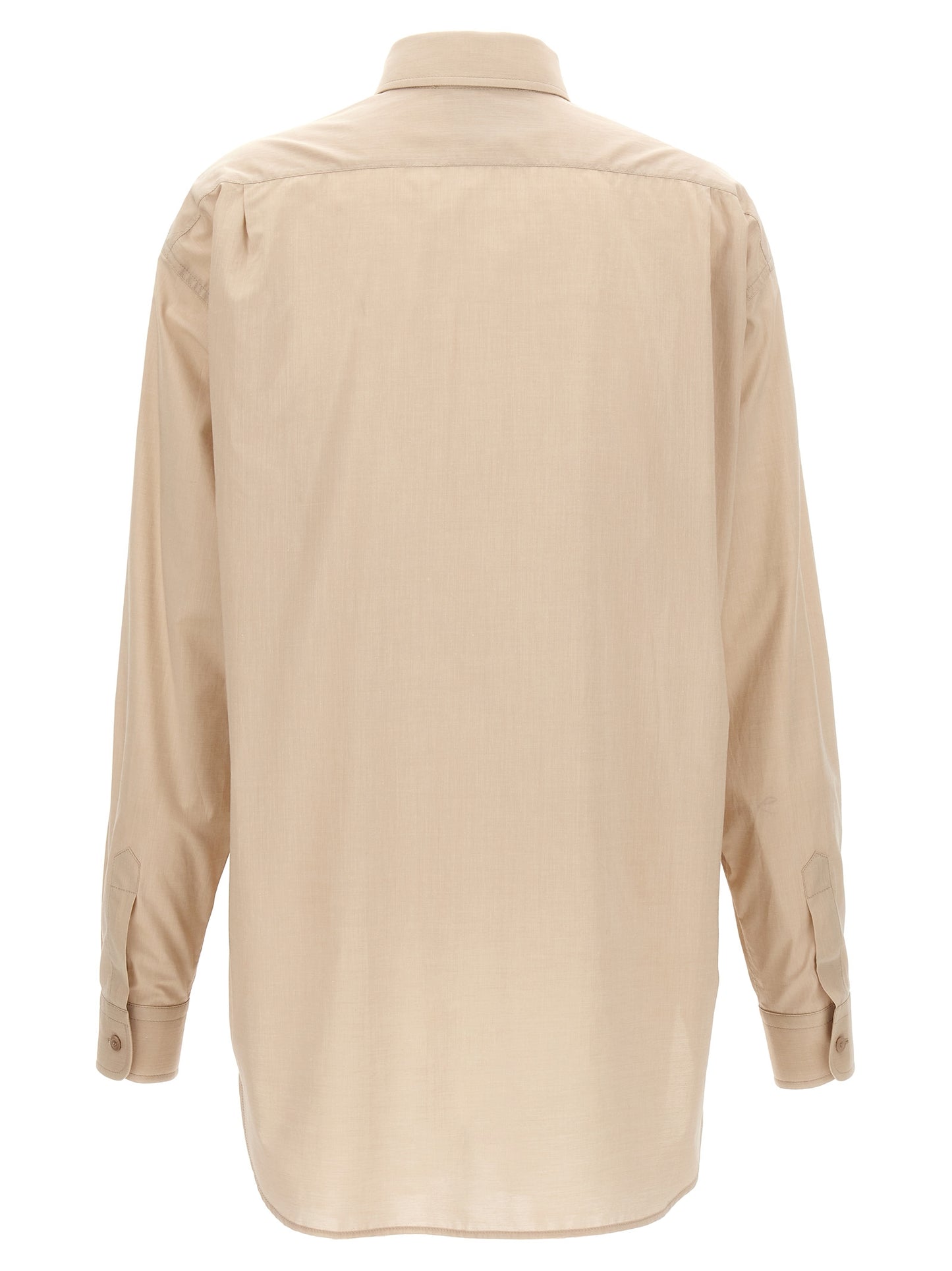 Beige Cotton Blouse