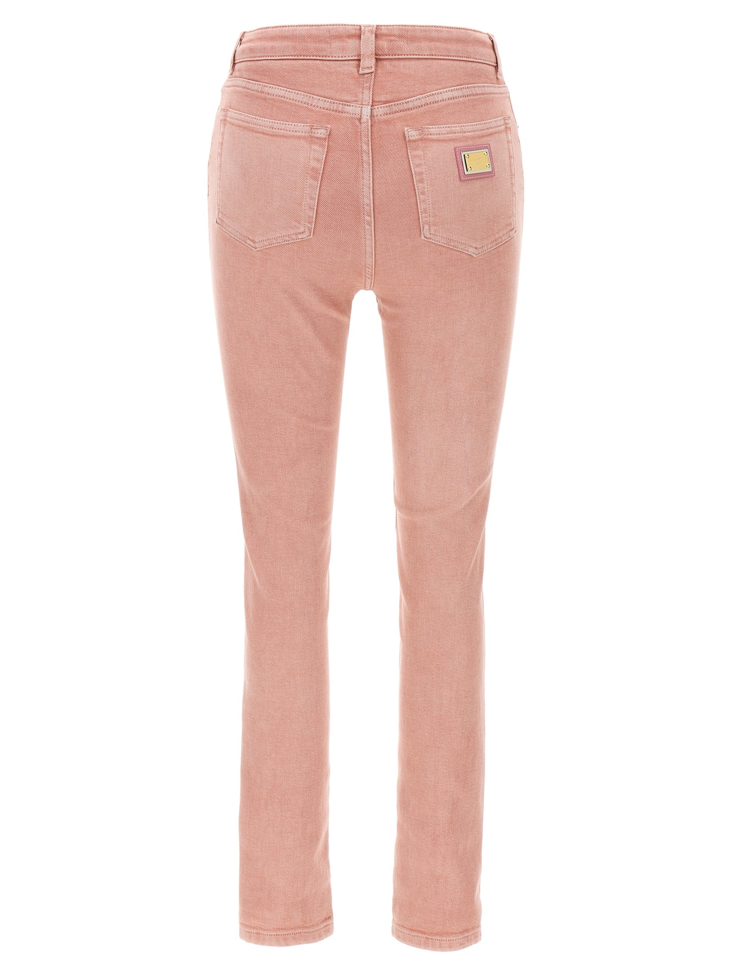 Multicolor Cotton High-Waisted Jean