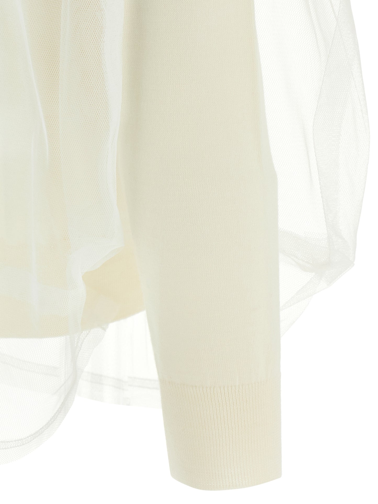 White Wool Cardigan