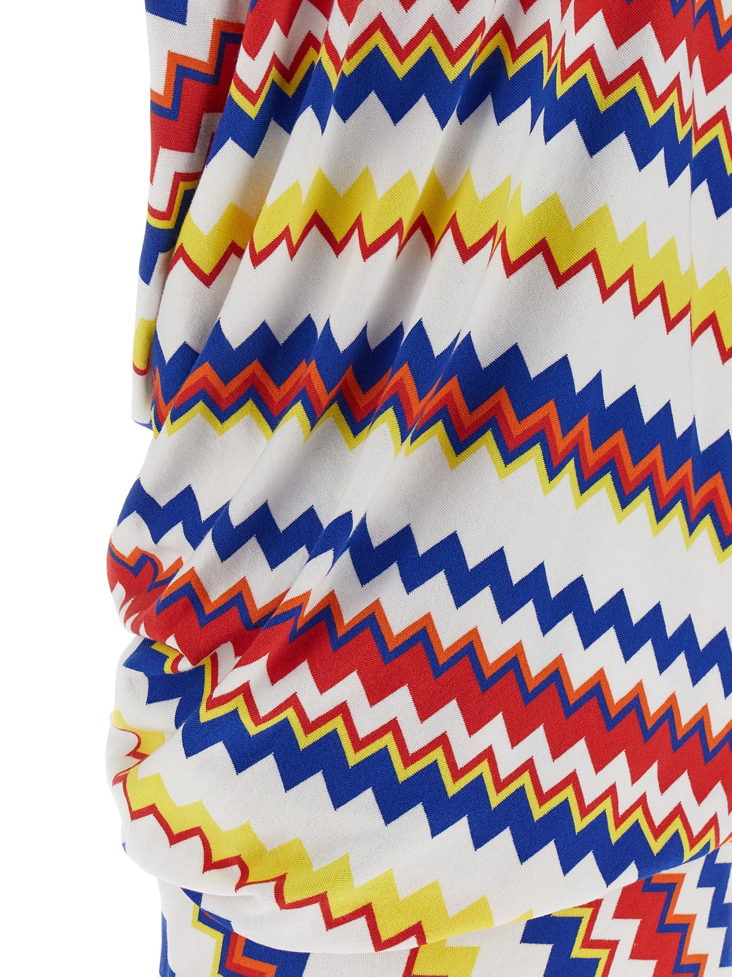 Multicolor Viscose Short Dress