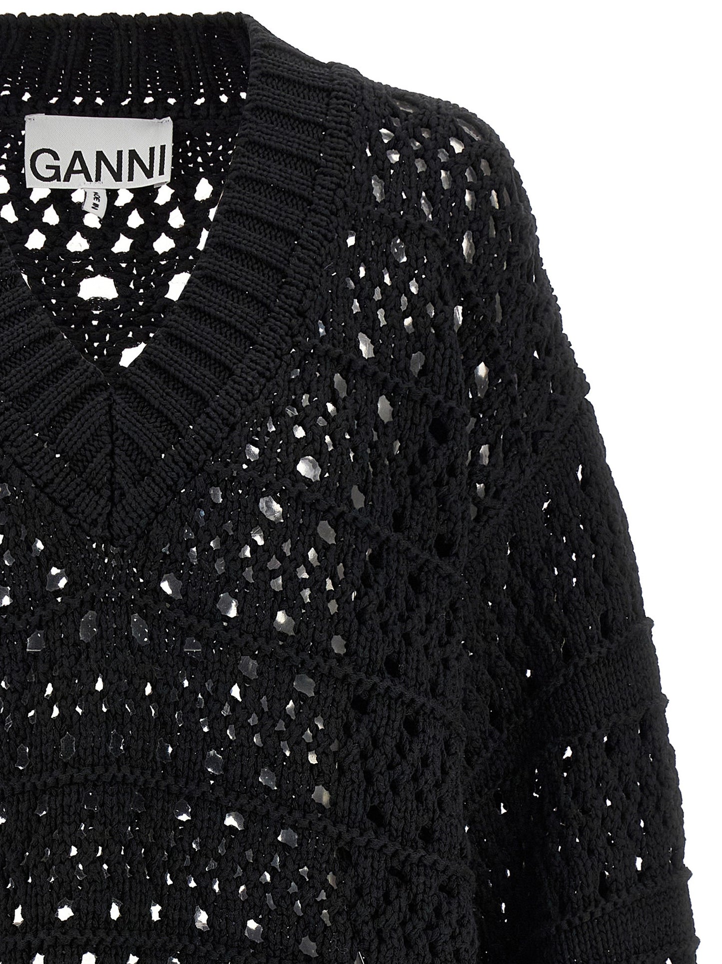 Black Cotton Cardigan