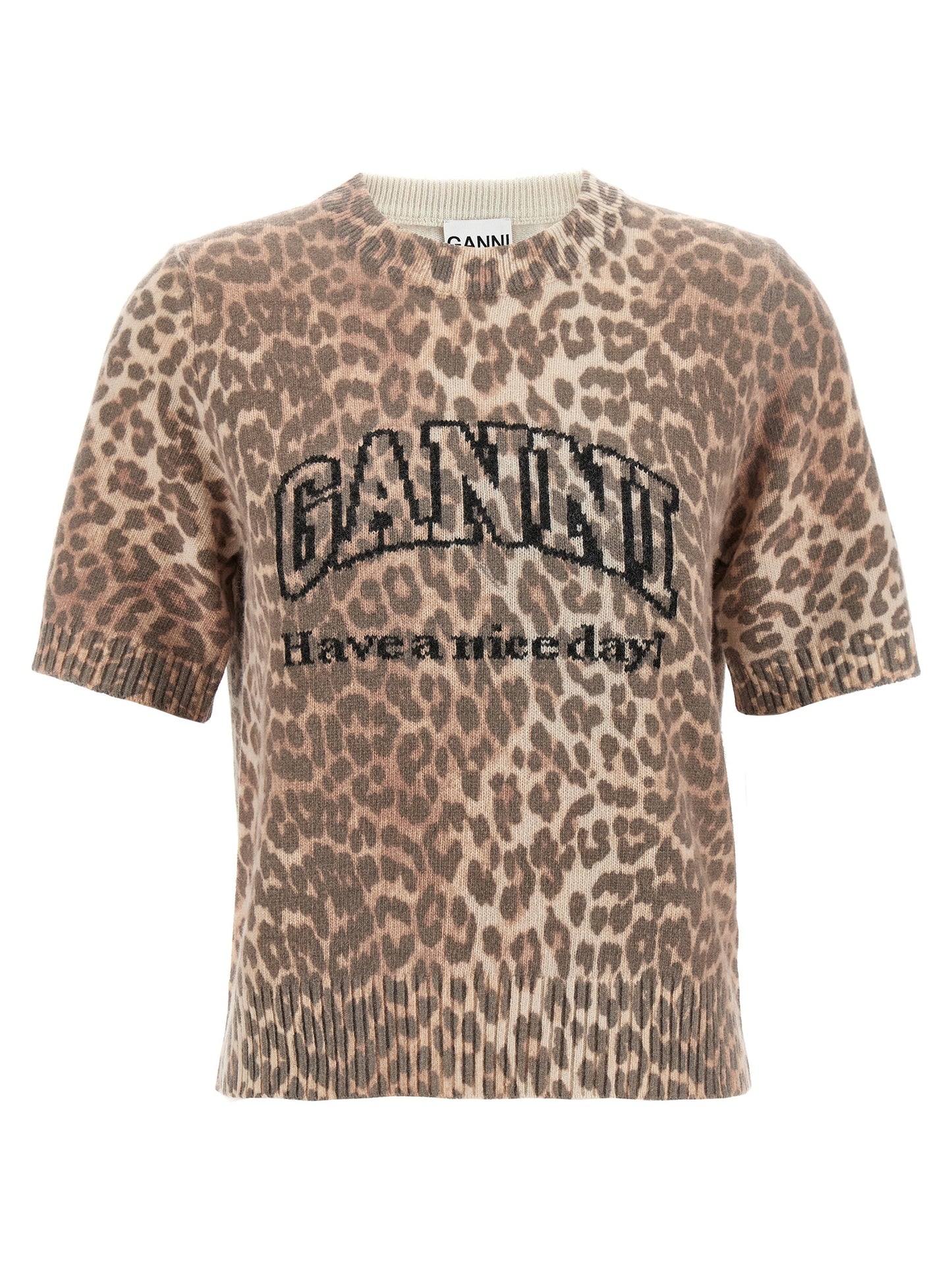 Brown Wool T-Shirt