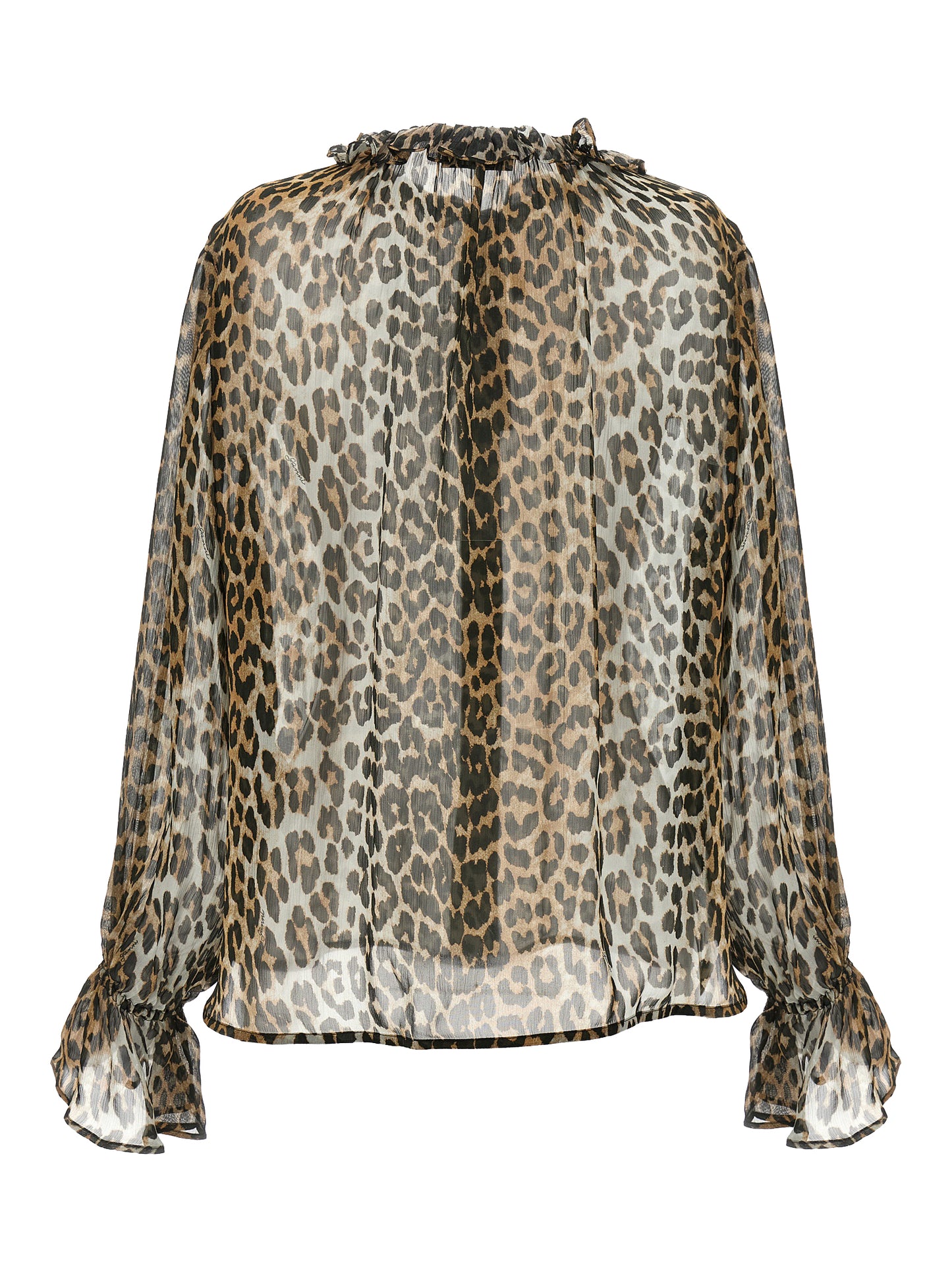 Brown Viscose Blouse