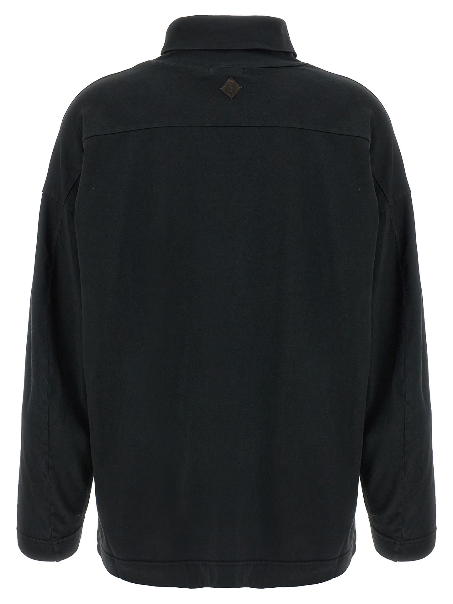 Black Cotton Cardigan