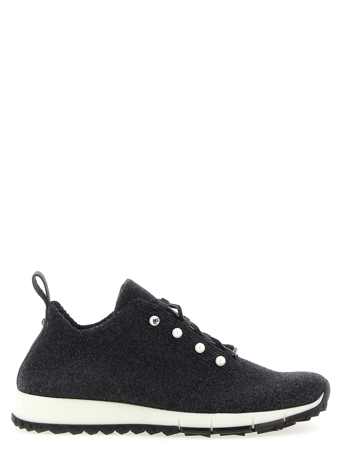 Black Tencel Low Top Sneakers