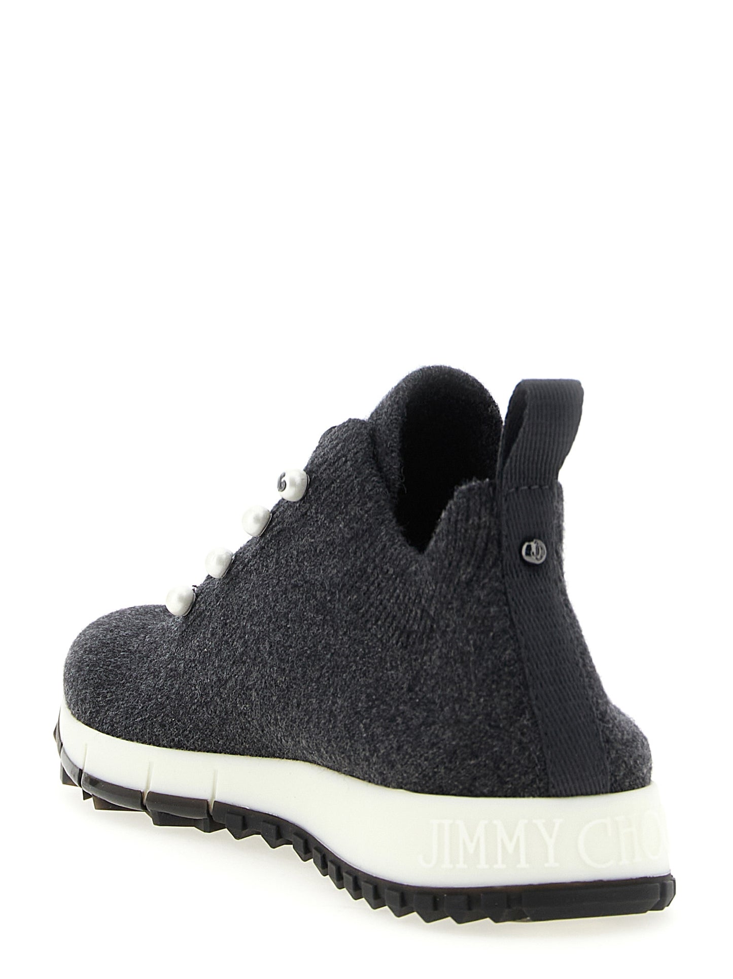 Black Tencel Low Top Sneakers