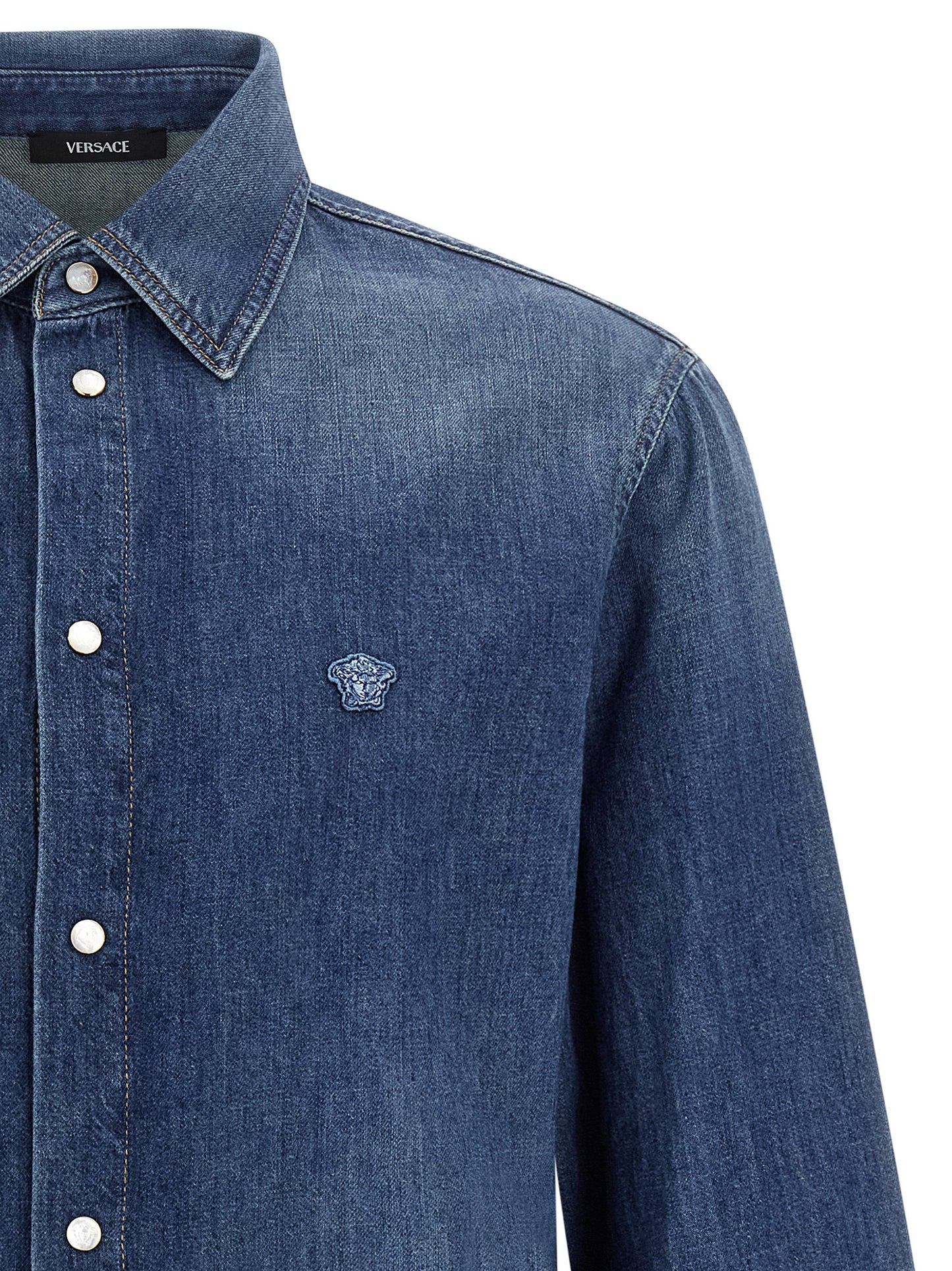 Blue Cotton Blouse