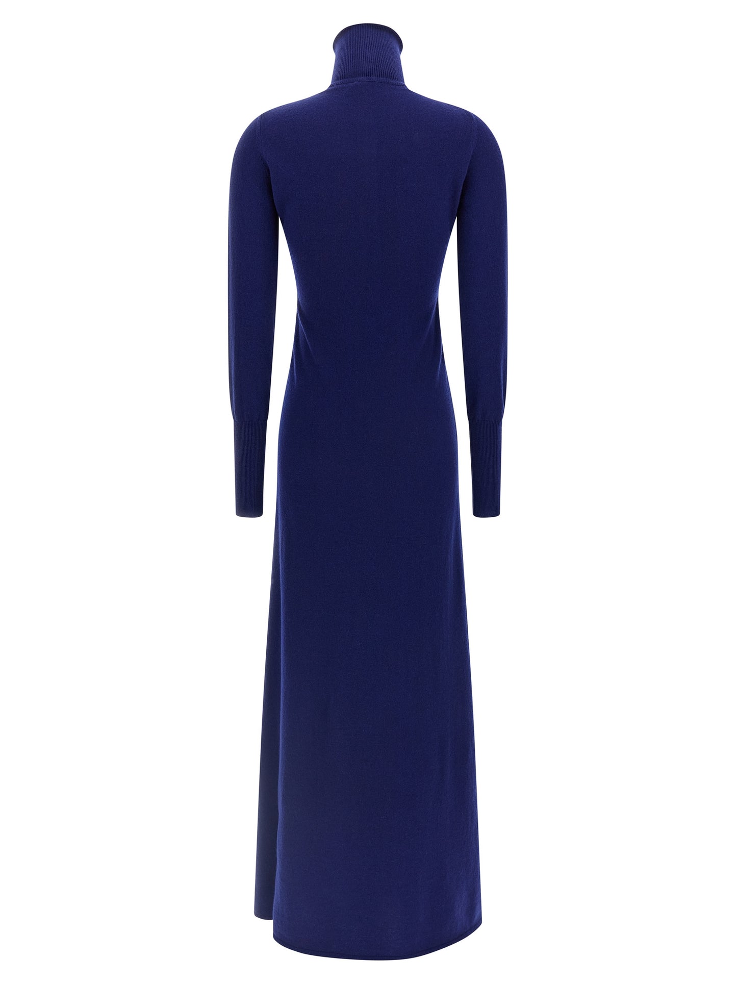 Blue Cashmere Long Dress