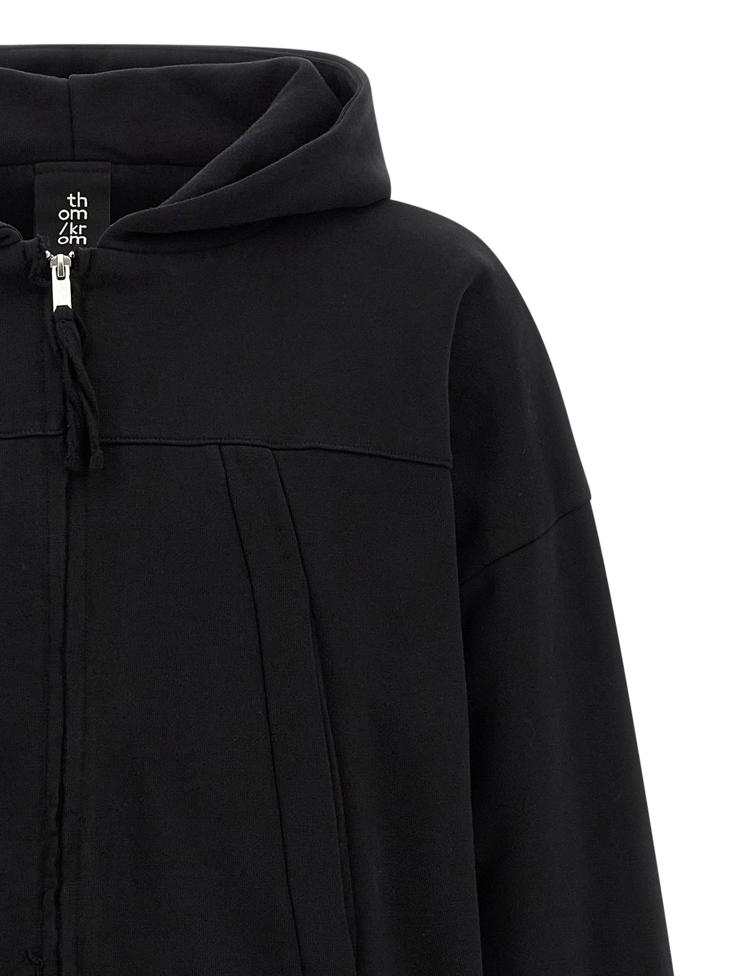 Black Cotton Sweatshirt
