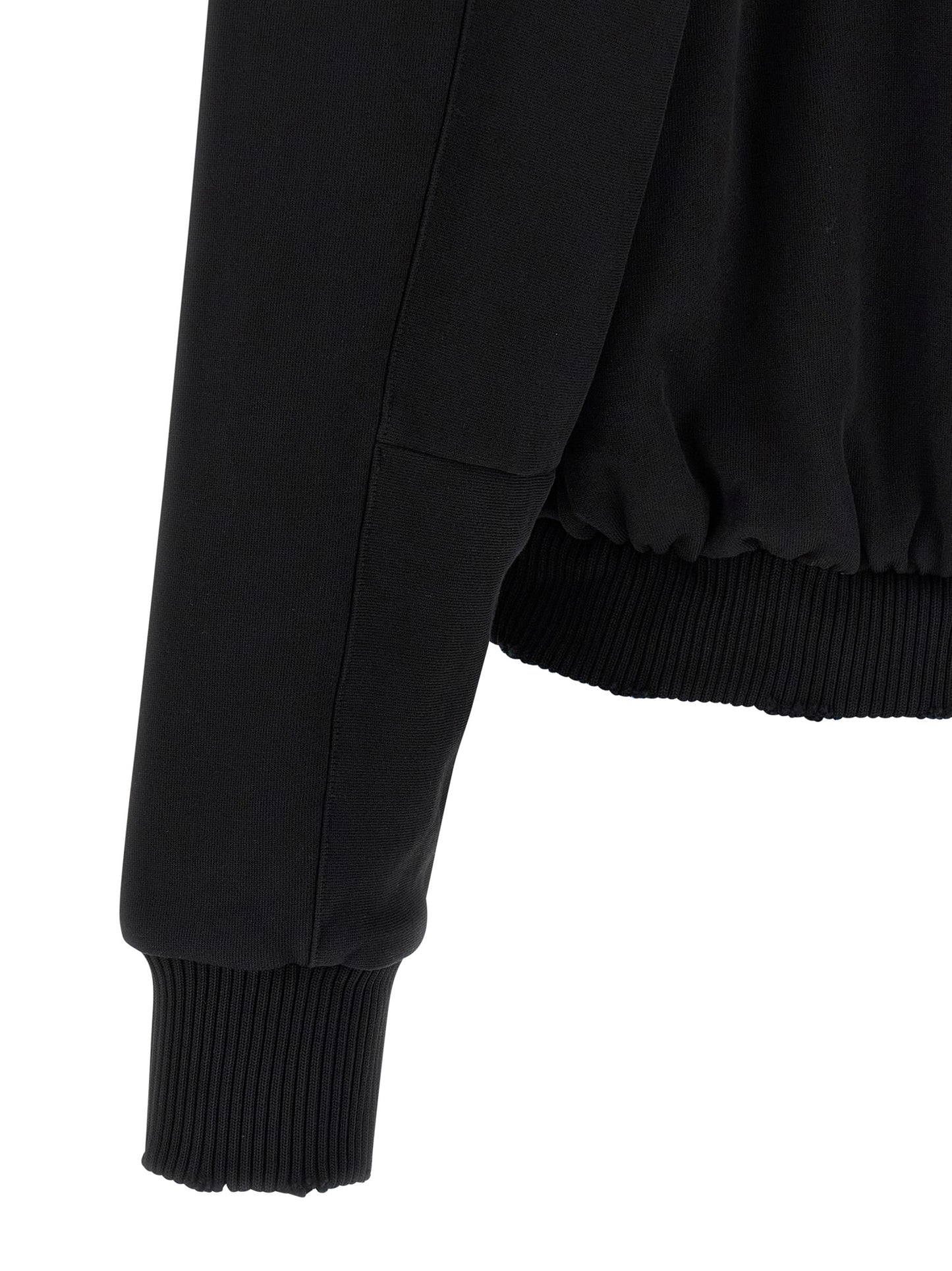 Black Cotton Sweatshirt