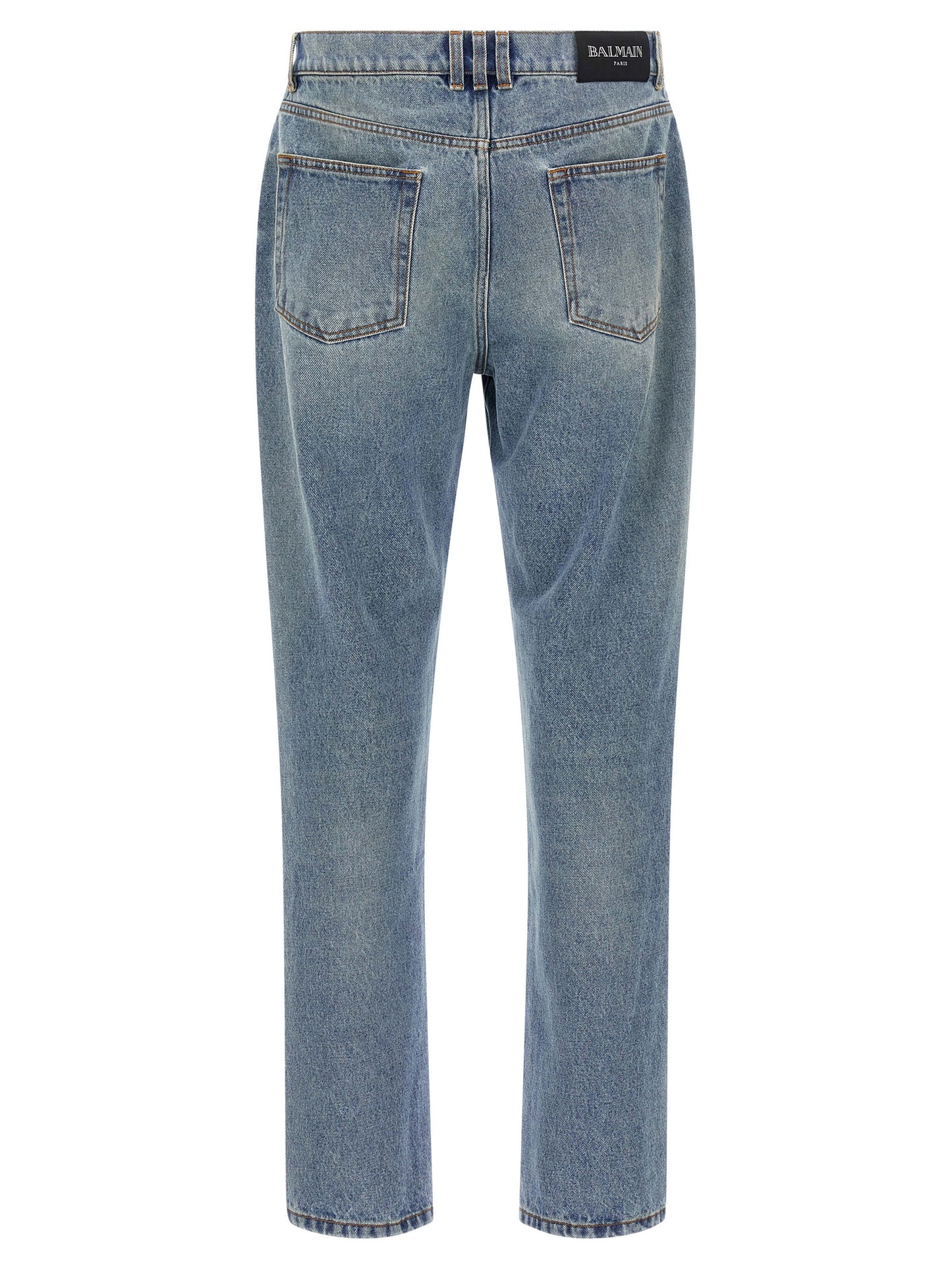 Blue Cotton Jeans Denim