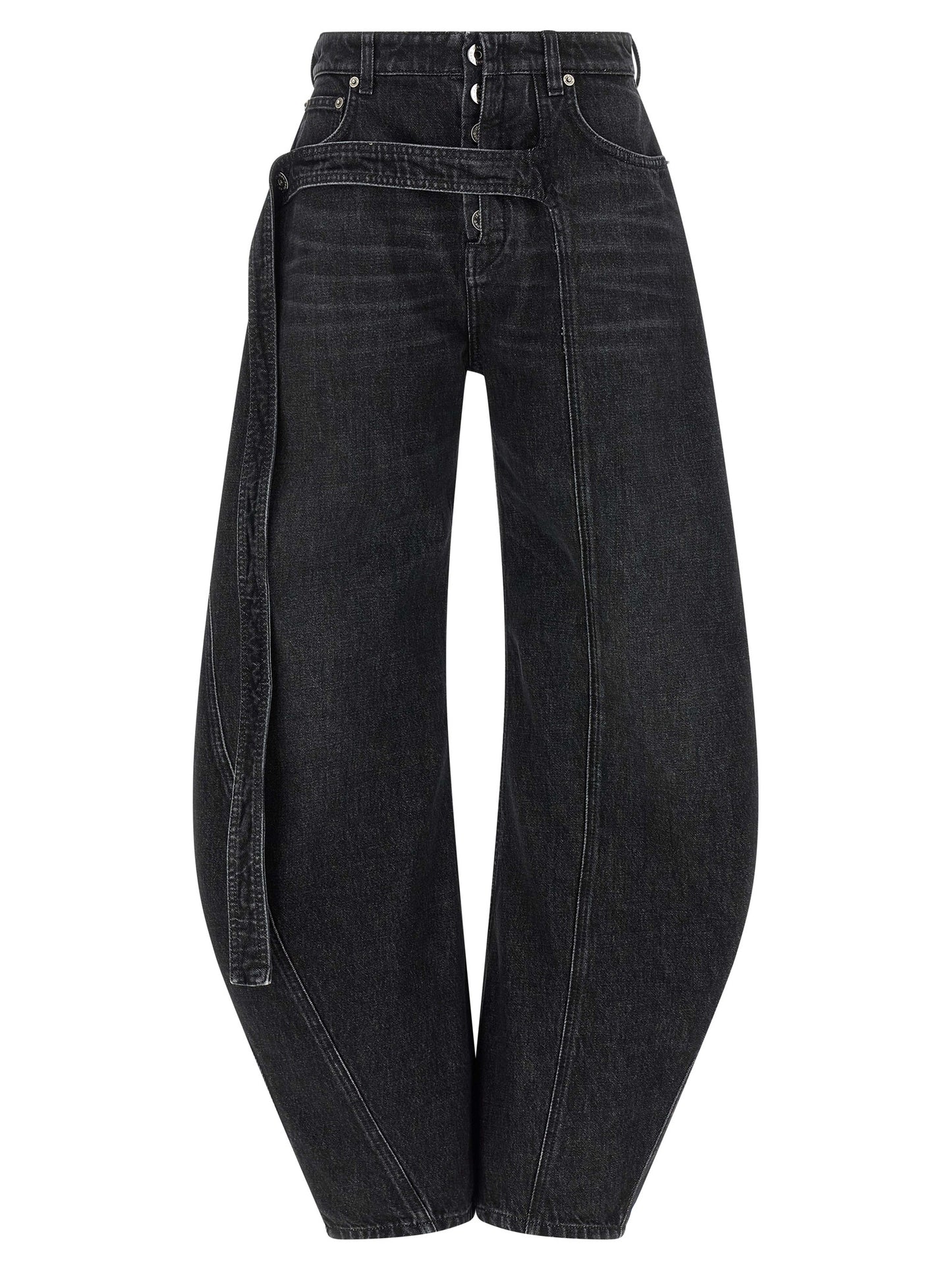 Black Cotton Jeans Denim