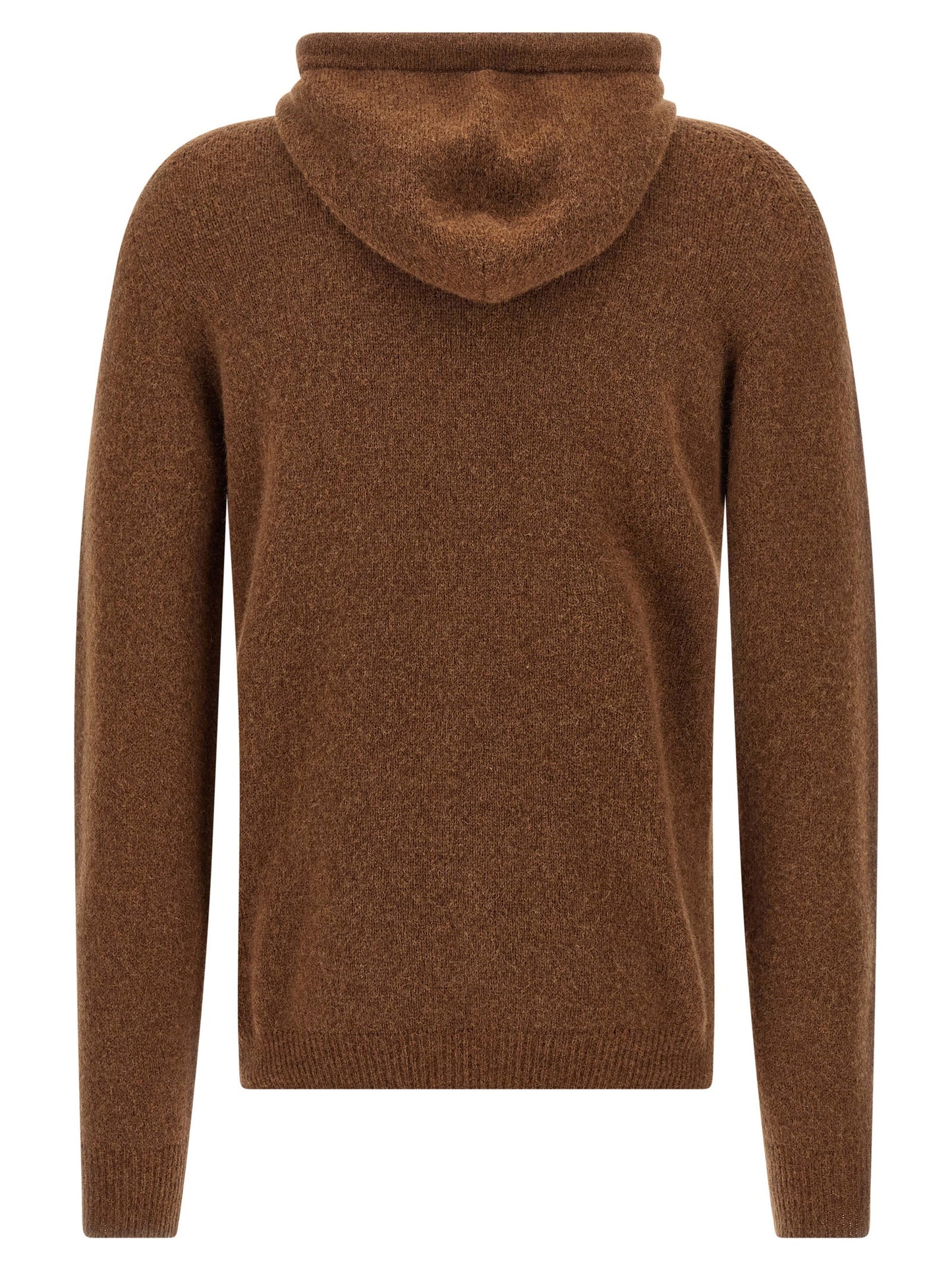 Brown Virgin Wool Cardigan