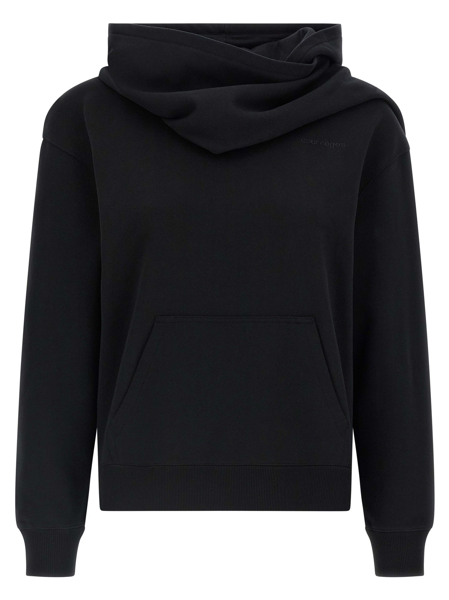 Black Cotton Sweatshirt