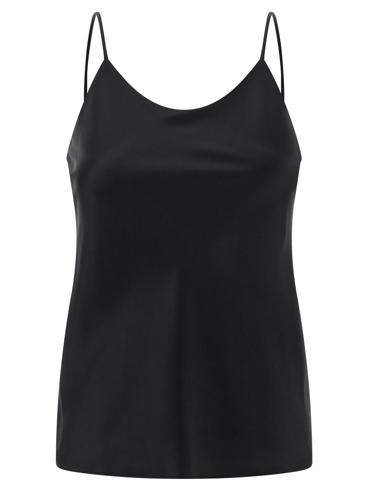 Black Silk Tank Tops