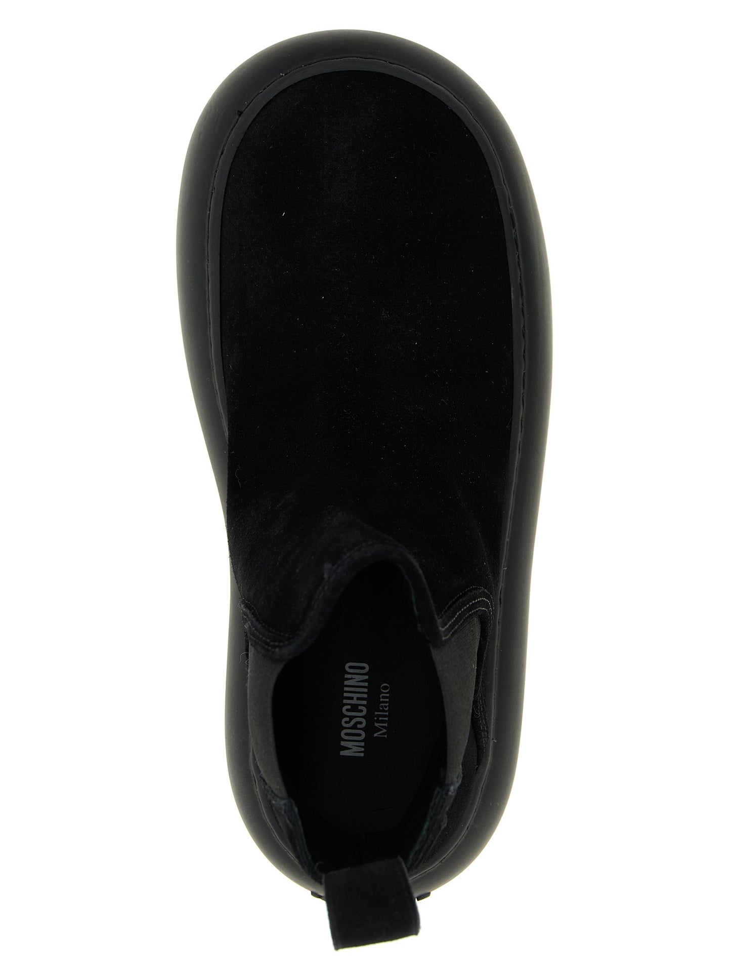 Black Calfskin Chelsea Boots