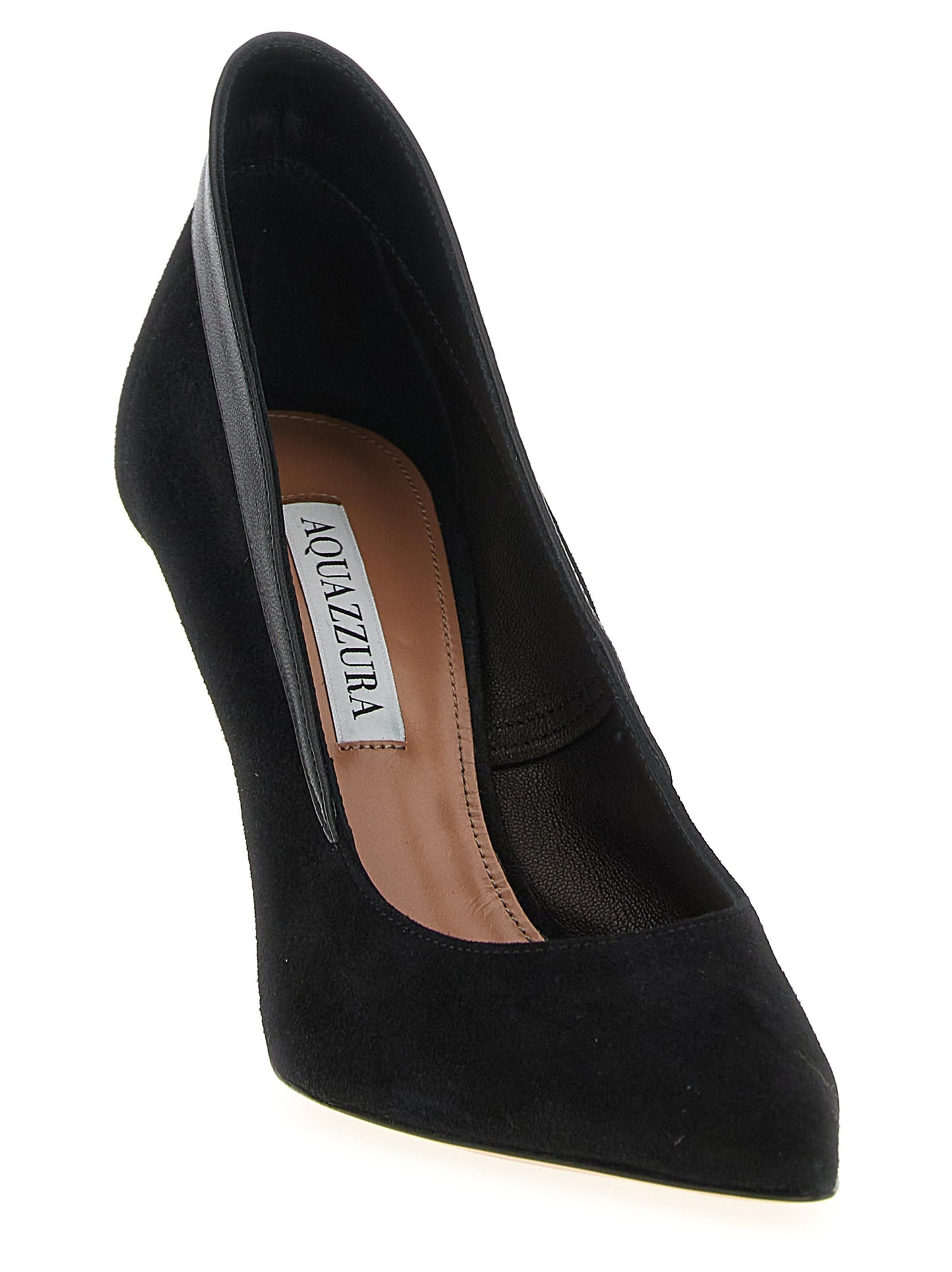Black Goatskin High Heel Pumps