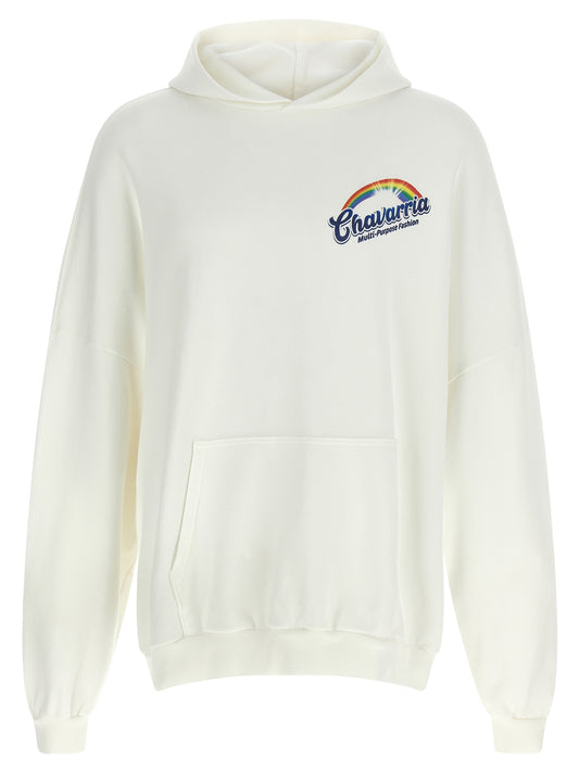 White Cotton Sweatshirt
