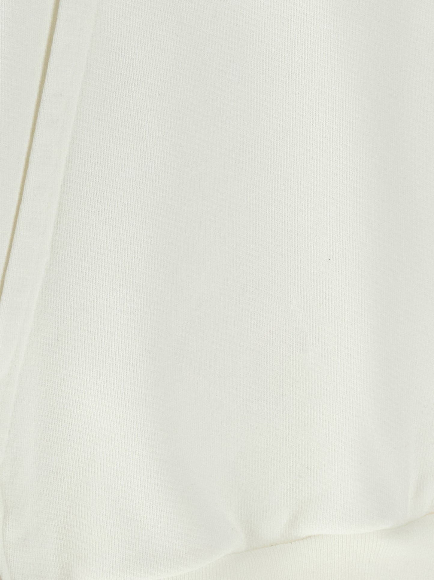 White Cotton Sweatshirt