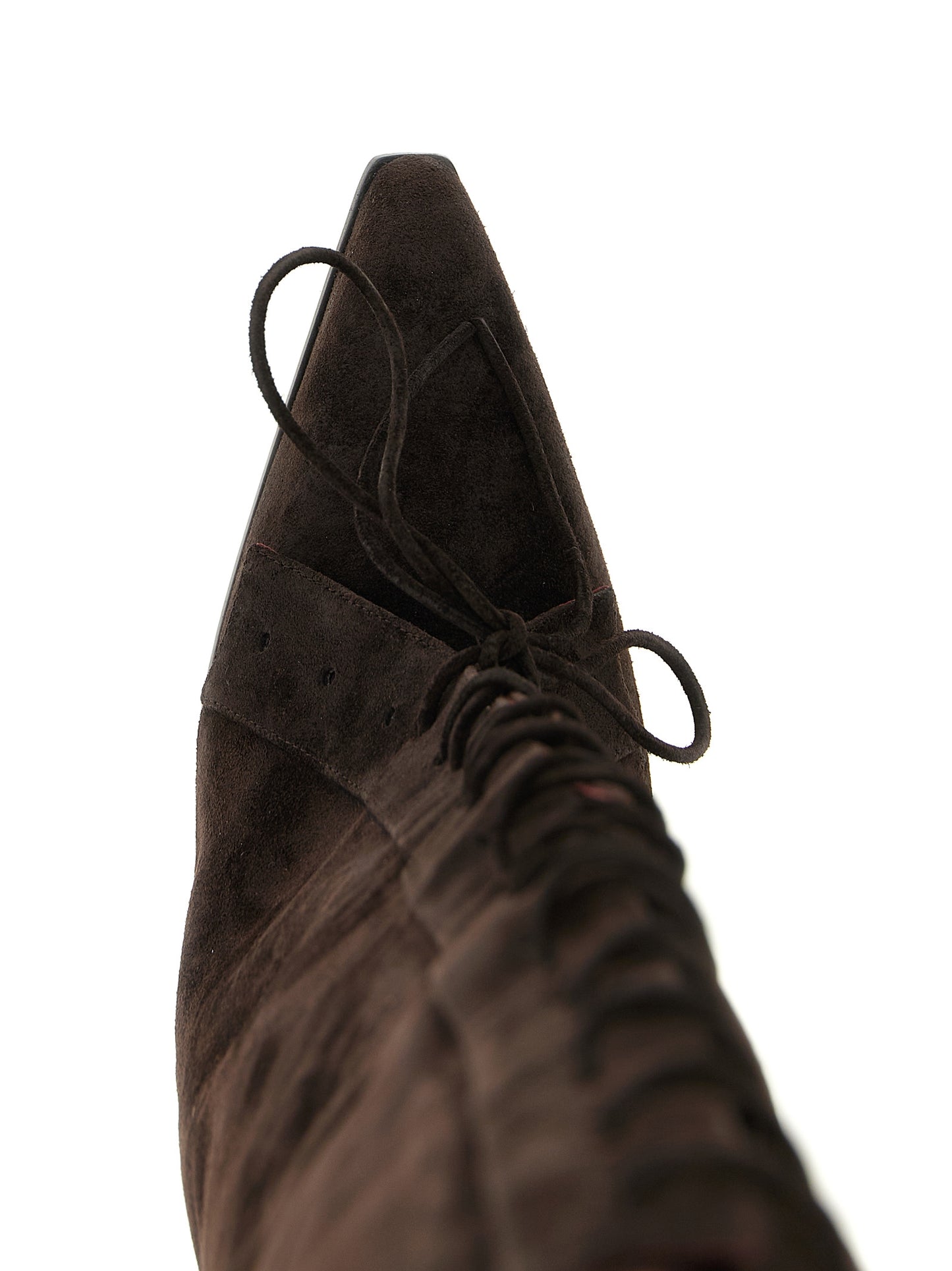 Brown Calfskin Over The Knee