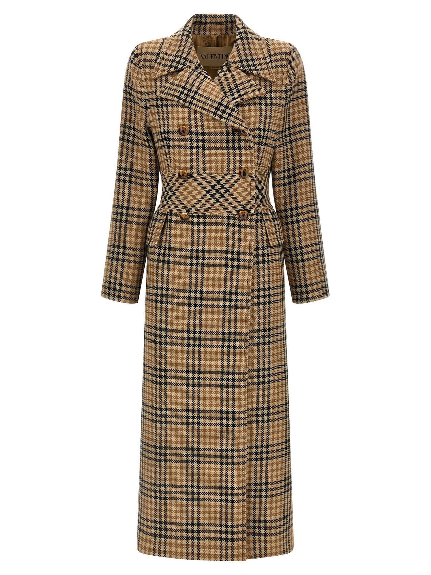 Brown Virgin Wool Coat