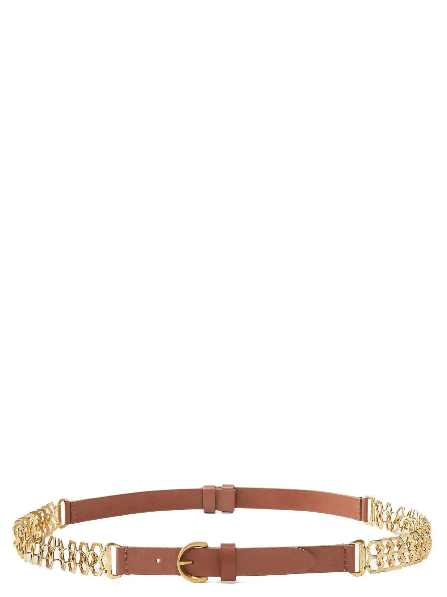 Brown Calfskin Regular Belt