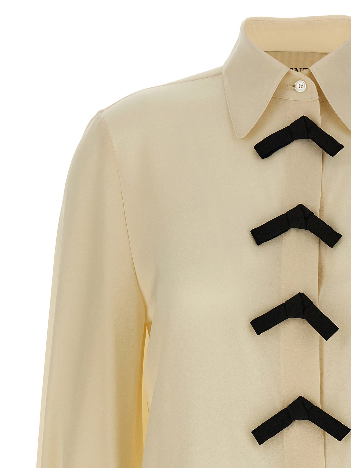 Beige Silk Blouse