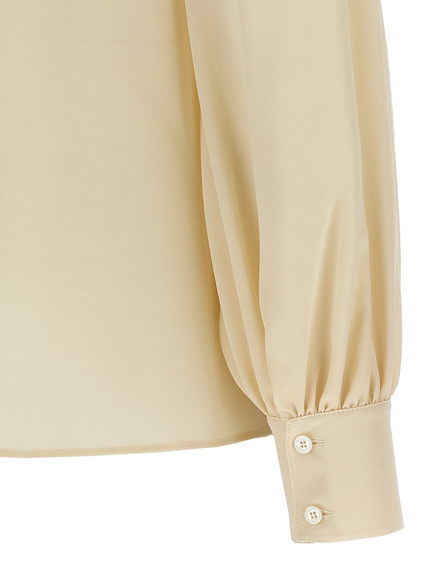 Beige Silk Blouse