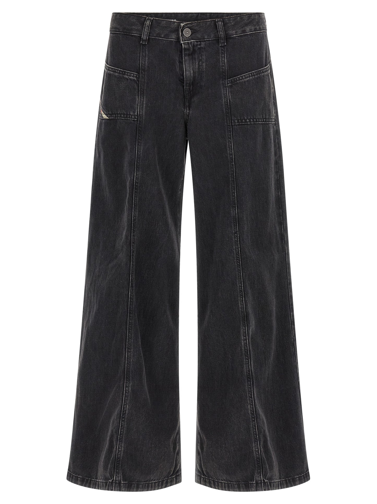Black Cotton Jeans Denim