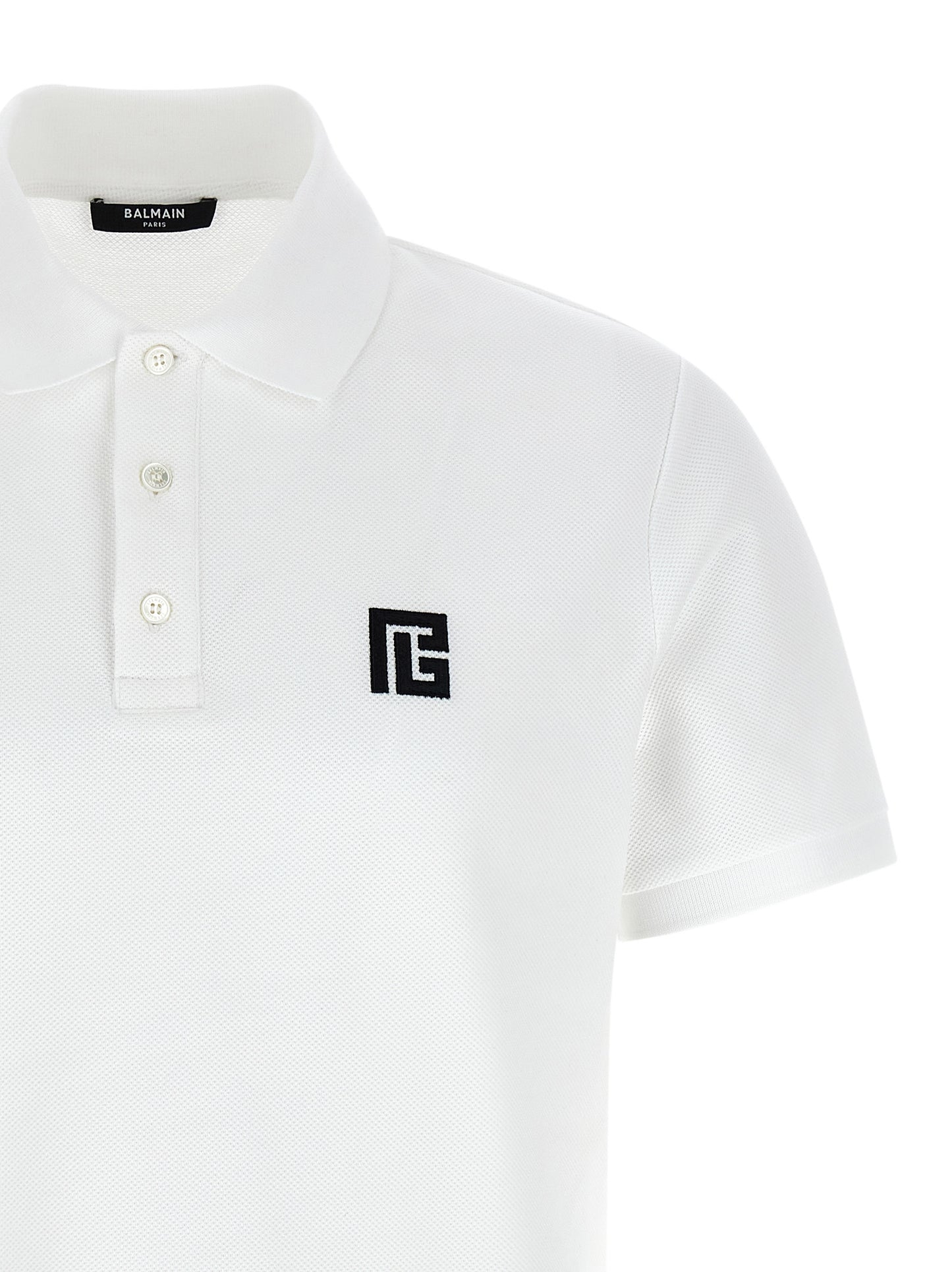 Bicolor Cotton Polo Shirt