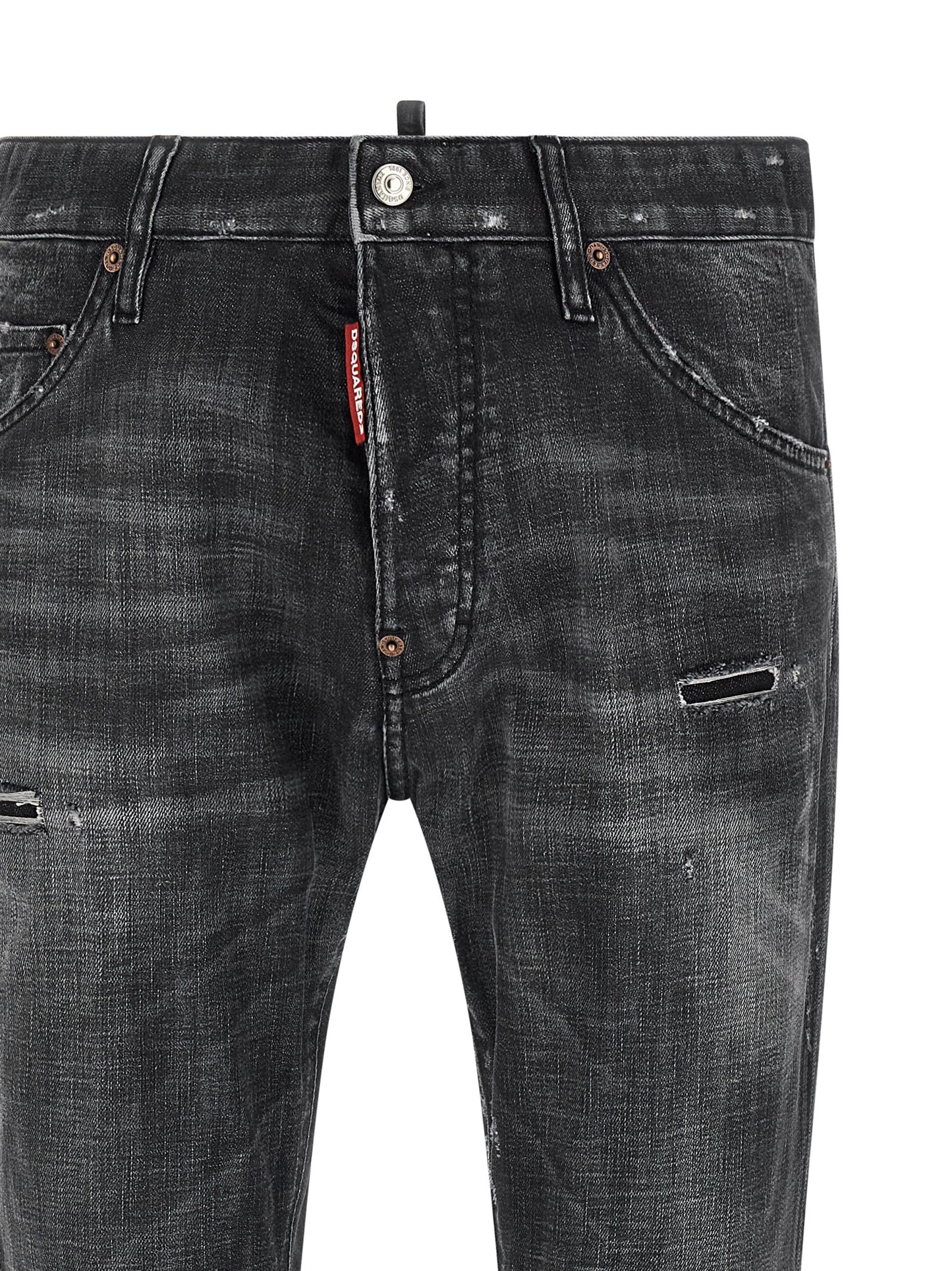 Black Cotton Jeans Denim