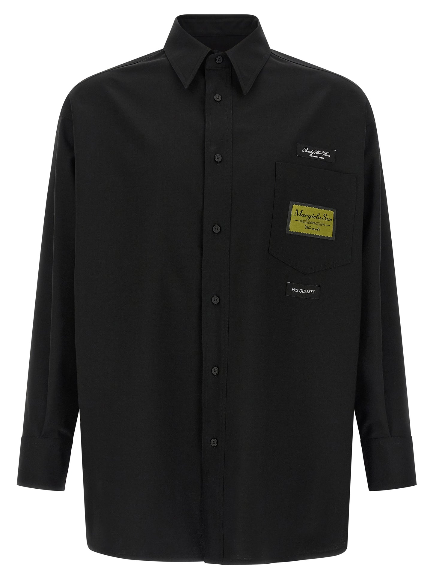 Black Polyester Blouse