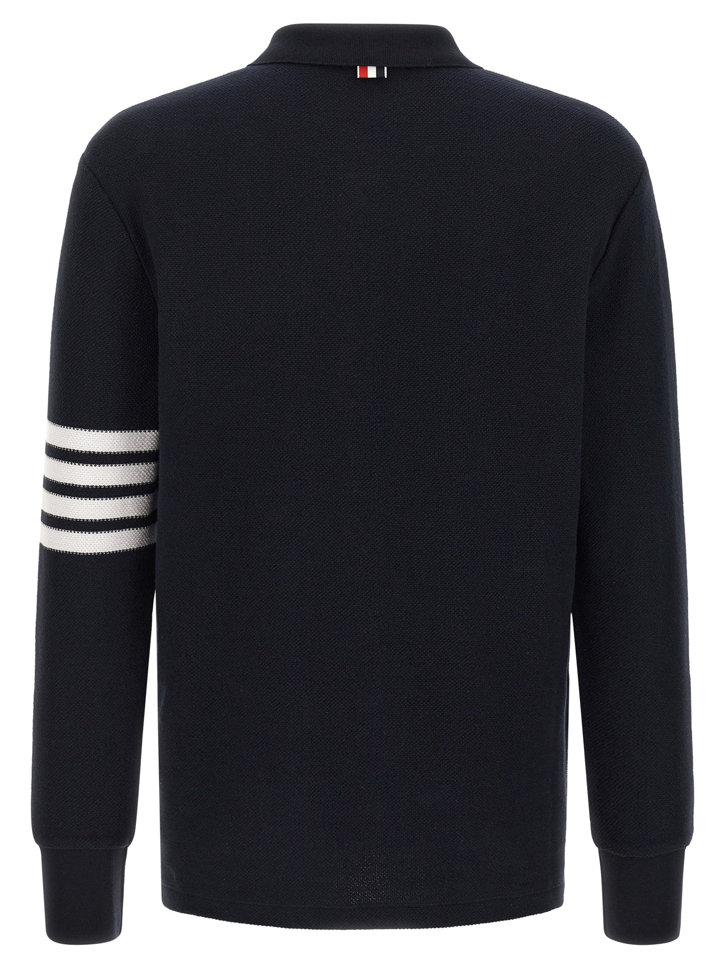 Blue Cotton Polo Shirt