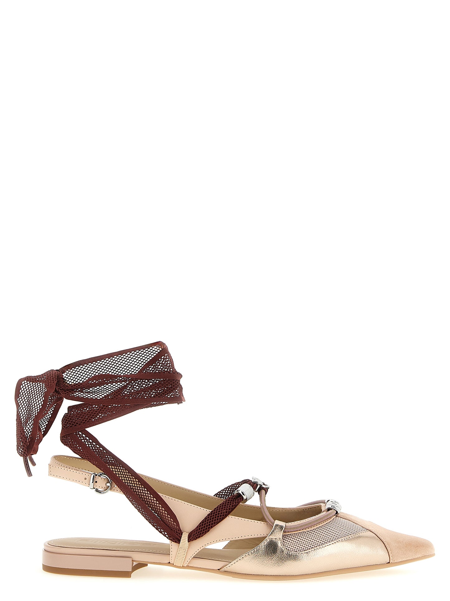 Multicolor Leather Ballet Flats