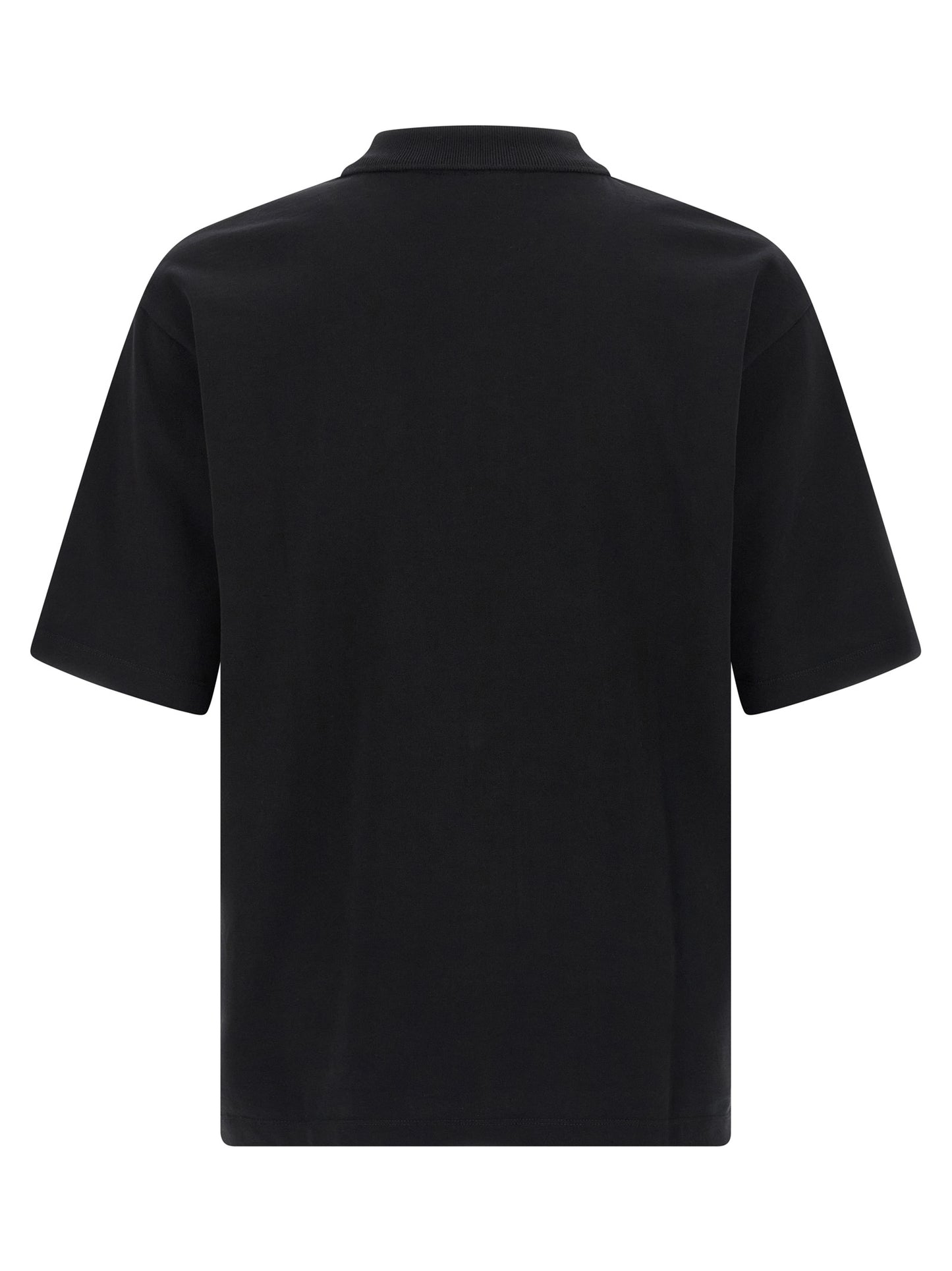 Black Cotton Polo Shirt