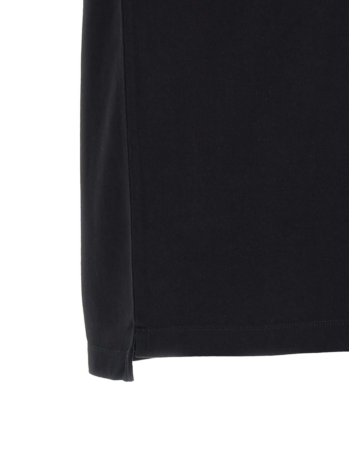 Black Cotton Polo Shirt