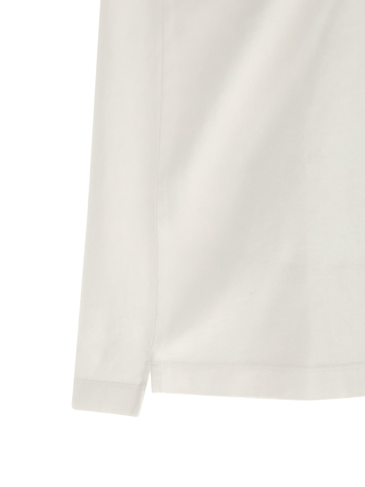 White Cotton Polo Shirt