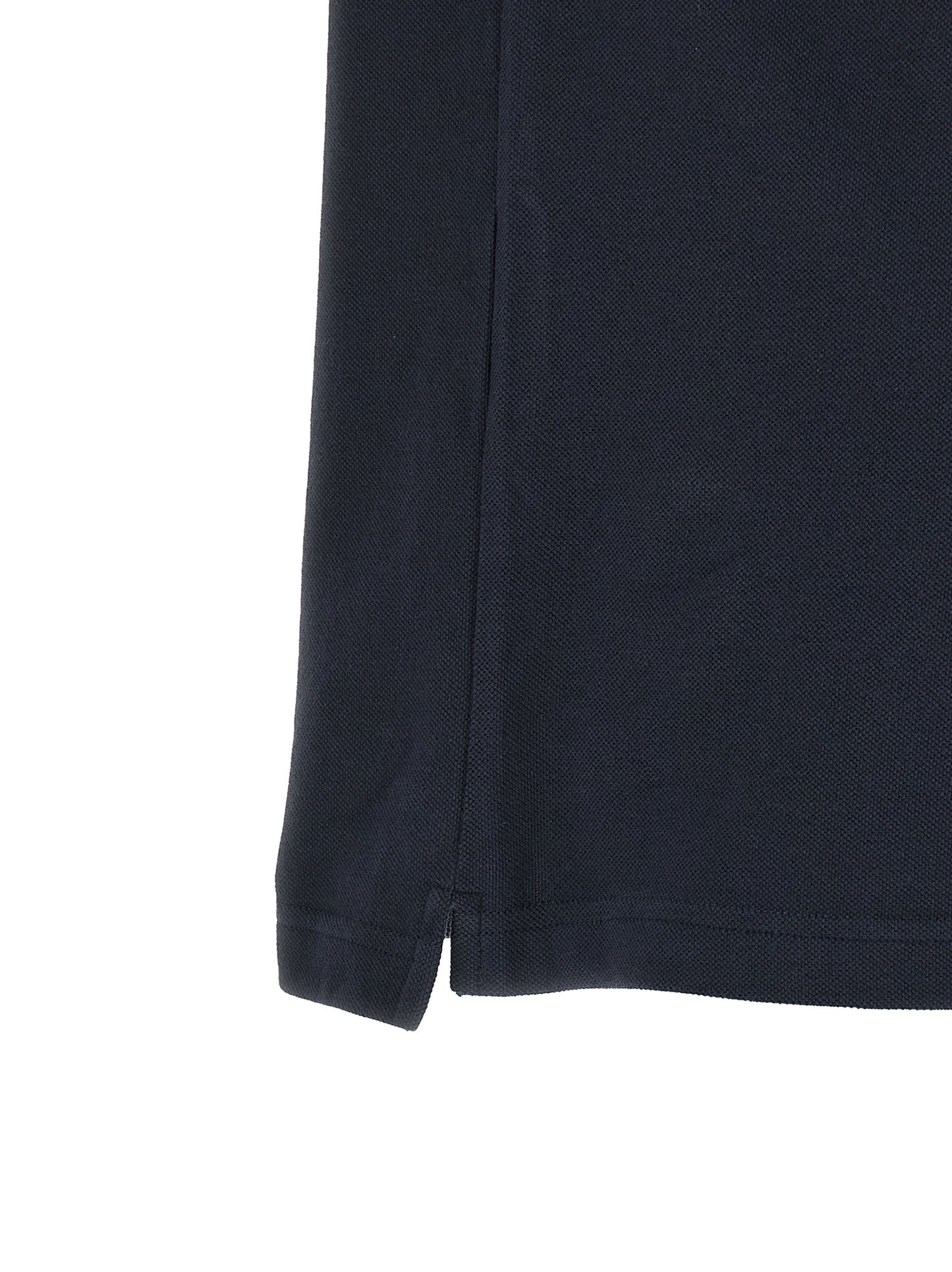 Blue Cotton Polo Shirt