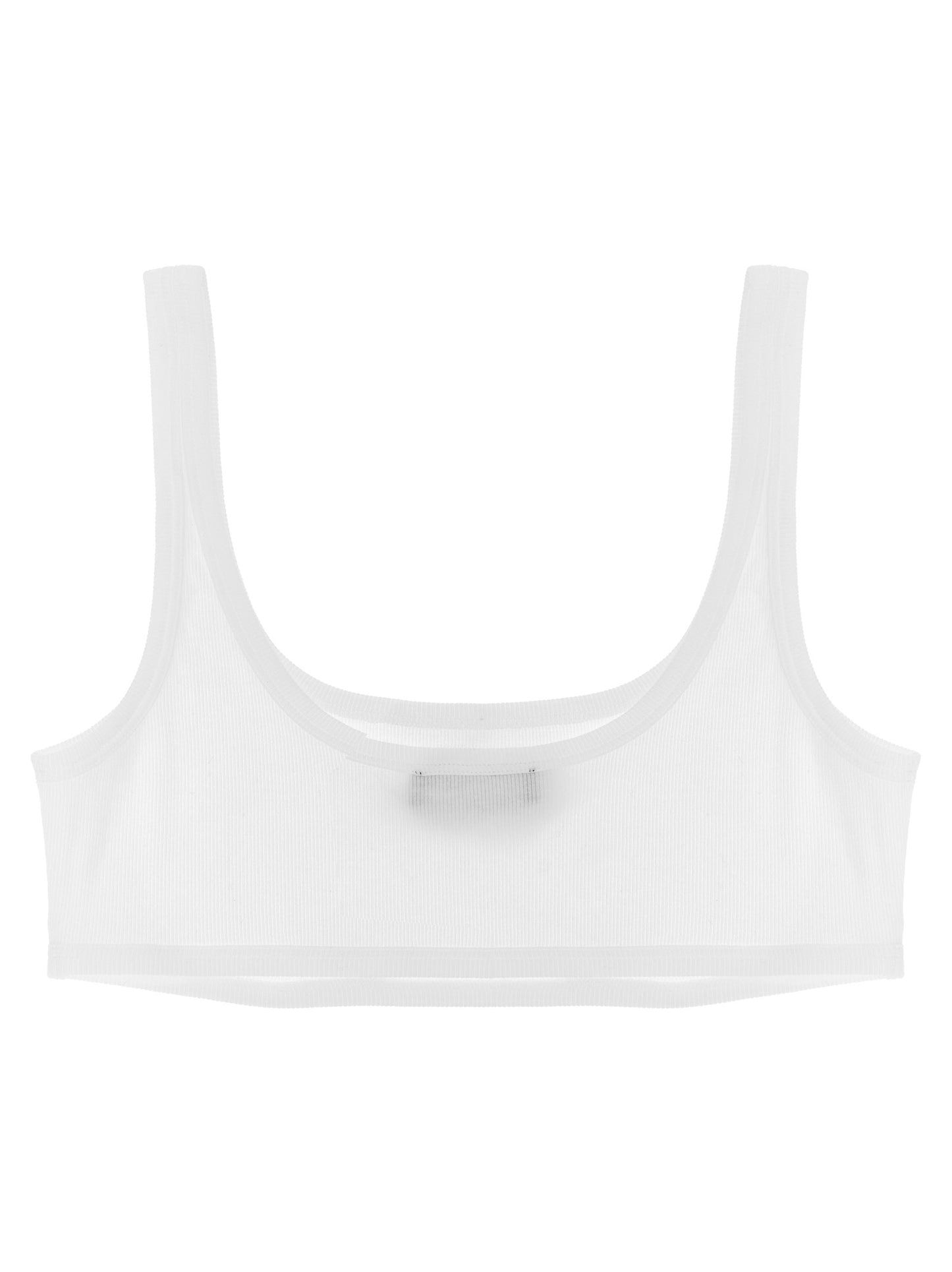 White Cotton Bra